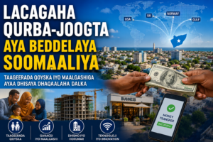 Lacagaha Qurba-joogta Ayaa Beddelaya Dhaqaalaha Soomaaliya.